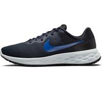 NIKE Men's Nike Revolution 6 Nn Sneaker, Dk Obsidian Hyper Royal Black Grey Fog Hyper Crimson, 11 UK