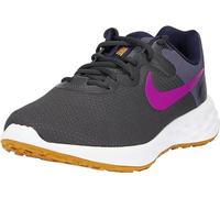 NIKE Men's Nike Revolution 6 Sneaker Anthracite Vivid Purple Blackened Blue 5 UK