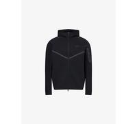 Nike Mens Nike Technical Logo-Print Stretch-Woven Hoody Black S