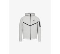 Nike Mens Nike Technical Logo-Print Stretch-Woven Hoody Heather Grey M