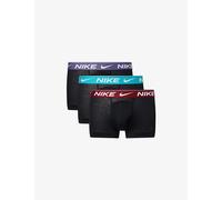 Nike Mens Nike Ultra Comfort Branded Pack Of Three Stretch-Woven Trunks Dusty/Red/Purple XL