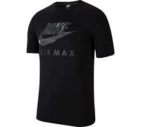 NIKE Men's NSW Air Max T-Shirt (UK, Alpha, XL, Regular, Regular, Black)