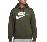Nike Hoodie Men's Club Fleece Pullover Warm Graphic Sportswear Sweatshirt BV2973