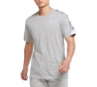 Nike Mens NSW Repeat T Shirt Grey Cotton - Size Medium