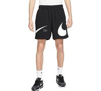 Nike Men's NSW Swoosh Ft Shorts Pants, Black/White, S