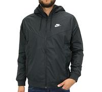 Nike Men's NSW Windrunner Jacket - Black/Black/Black/White, Small