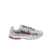 Nike Mens P-6000 Trainers, White/Red- Platinum-Wolf Grey, Size 6, Men White/Red- Platinum-Wolf Grey