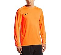 Nike Men's Park Goalie II Long Sleeve Shirt - Total Orange/Black, Medium