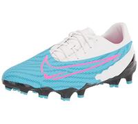 NIKE Men's Phantom Gx Academy Fg/Mg Sneaker, Baltic White Laser Blue, 9.5 UK