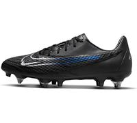 NIKE Men's Phantom GX Academy SG-PRO AC Sneaker, Black/Chrome-Hyper Royal, 5 UK