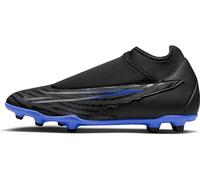 NIKE Men's Phantom GX Club DF FG/MG Sneaker, Black/Chrome-Hyper Royal, 11.5 UK