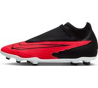NIKE Men's Phantom GX Club DF FG/MG Sneaker, Bright Crimson/Black-White, 9 UK