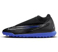NIKE Men's Phantom GX Club DF TF Sneaker, Black/Chrome-Hyper Royal, 4 UK