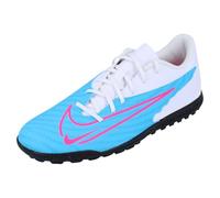 NIKE Men's Phantom GX Club TF Sneaker, Baltic Blue/Pink Blast-White-Laser Blue, 9.5 UK