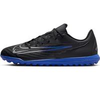 NIKE Men's Phantom GX Club TF Sneaker, Black/Chrome-Hyper Royal, 7 UK