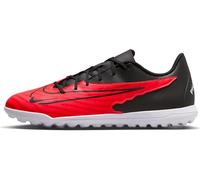 NIKE Men's Phantom GX Club TF Sneaker, Bright Crimson/Black-White, 6 UK