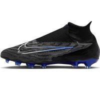 NIKE Men's Phantom GX Elite DF FG Sneaker, Black/Chrome-Hyper Royal, 5 UK
