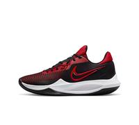 NIKE Men's Precision 6 Sneaker, Black University Red Gym Red, 6.5 UK