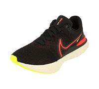 NIKE React Infinity Run Flyknit 3 Men's Running Trainers Sneakers Shoes DH5392 (Black/Siren RED-Team RED-Volt 007) UK7.5 (EU42)