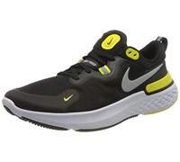 Nike Men's React Miler Trail Running Shoe, Black/White-Opti Yellow-Dark G, 7 UK