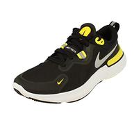 NIKE React Miler Men's Running Shoes, Black Metallic Silver 009, 44 EU