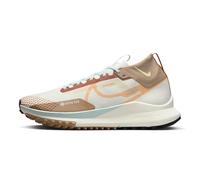 NIKE Men's React Pegasus Trail 4 GTX Sneaker, Pale Ivory/Bright Mandarin-SAIL-JAD, 7 UK