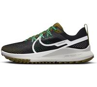 Nike Men's React Pegasus Trail 4 Sneaker, Black White Olive Flak Spring, 5.5 UK