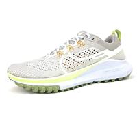 NIKE Men's React Pegasus Trail 4 Sneaker, LT Iron ORE/Volt-Cobblestone, 9 UK