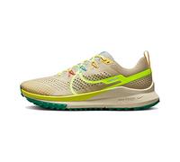 NIKE Men's React Pegasus Trail 4 Sneaker, Team Gold Volt Baltic Blue Stadium Green, 6.5 UK