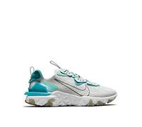Nike Mens React Vision Trainers, Pure Platinum/Smoke Grey-Aquam, Size 6, Men Pure Platinum/Smoke Grey-Aquam