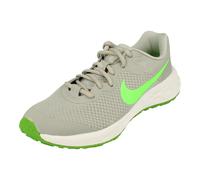 NIKE Revolution 6 NN GS Trainers DD1096 Sneakers Shoes (UK 4.5 us 5Y EU 37.5, Light Smoke Grey Green Strike 009)