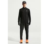 Nike Mens Running ACG Dri-FIT Mid Layer Half Zip, Black/Black/Summit White, Size L, Men Black/Black/Summit White
