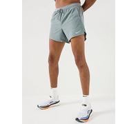 Nike Mens Running Dri-fit Stride 5 Inch Brief Lined Shorts, Smoke Grey/Reflective Silv, Size Xl, Men Moke Grey/Reflective Silv