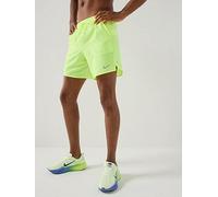 Nike Mens Running Dri-FIT Stride 7 Inch Brief Lined Shorts, Volt Ice/Reflective Silv, Size Xl, Men Volt Ice/Reflective Silv