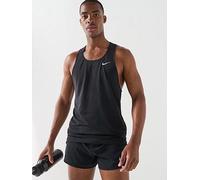 Nike Mens Running Fast Dri-FIT Singlet, Black/Reflective Silv, Size Xl, Men Black/Reflective Silv