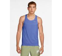 Nike Mens Running Fast Dri-FIT Singlet, Sapphire/Reflective Silv, Size Xl, Men Apphire/Reflective Silv