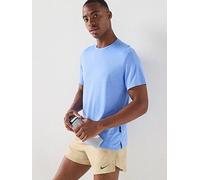 Nike Mens Running Miler Dri-FIT Short Sleeve Top, Royal Pulse/Reflective Silv, Size 2Xl, Men Royal Pulse/Reflective Silv