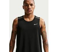 Nike Mens Running Miler Dri-FIT Tank, Black/Reflective Silv, Size Xl, Men Black/Reflective Silv