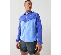 Nike Mens Running Repel UV Jacket, Lapis/Royal Pulse/Reflective S, Size S, Men Lapis/Royal Pulse/Reflective S