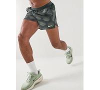 Nike Mens Running Stride Dri-FIT 5 Inch Brief Lined Shorts, Black Spruce, Size Xl, Men Black Spruce