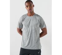 Nike Mens Running Stride Dri-FIT ADV Short Sleeve Top, Grey/Htr/Reflective Silv, Size L, Men Grey/Htr/Reflective Silv