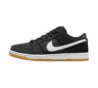 Nike Men's SB Dunk Low Pro Skate Shoes, Black/White-black, 7