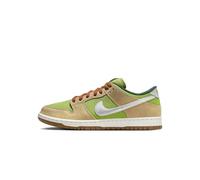 NIKE Men's SB Dunk Low Pro Sneaker, Sesame Metallic Silver Pear Fir, 6.5 UK