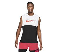 NIKE Men's Sc Energy Tank shirt, Black/Bright Crimson, XXL UK