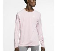 Nike Mens Shirt XL Pink Dry Rise 365 Running Training Plum Chalk CJ5536-516