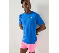 Nike Swim Hydroguard Solid Essential Short Sleeve T-shirt Blue M Man