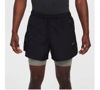 Nike Mens Shorts Black S M 5” Repel Stride Running Division DF 2 in 1 FZ1135-010