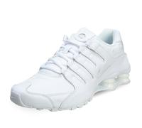 Nike Men's Shox NZ White/White Running Shoe 9 Men US