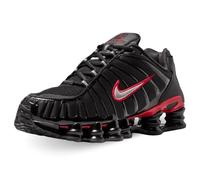 Nike Men's Shox TL Sneaker, Black Silver Metallic Red University Red, 6.5 UK