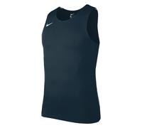 Nike Mens Slim Fit Crew Neck Sleeveless Muscle Tank in Obsidian - Black - Size Small
